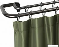 Карниз для штор UG Home Раздвижной 2-рядный 2UT-230-330-BG (черный графит, 2.3-3.3м)