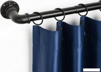 Карниз для штор UG Home Раздвижной 1-рядный 1КР-153-360-Ч (черный, 1.53-3.6м)