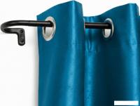 Карниз для штор UG Home Раздвижной U-образный 1КТ-122-213-Ч (черный, 1.22-2.13м)