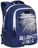 Школьный рюкзак Grizzly RU-132-1/2 (синий/белый)