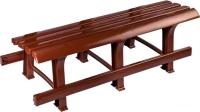 Скамейка Стандарт пластик 120-0040 (шоколадный)