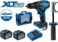 Ударная дрель-шуруповерт Bull SR 1806 R-series Xcase XLTpro 2329060 (с 2-мя АКБ, кейс)