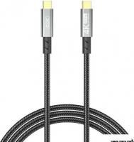 Кабель XO GB020 USB Type-C - USB Type-C (1 м, черный)