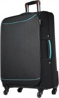 Чемодан-спиннер Galanteya 5514 25с406к45 (черный/бирюза)