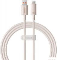 Кабель Baseus Habitat Series Fast Charging Cable 100W USB Type-A - USB Type-C (1 м, розовый)