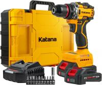 Дрель-шуруповерт Katana BCD5501 (с 2-мя АКБ, кейс)