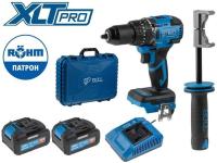 Ударная дрель-шуруповерт Bull SR 1806 R-series Xcase XLTpro 2329059 (с 2-мя АКБ, кейс)