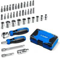 Набор отвертка с битами и головками Зубр 25180 (39 предметов)