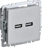 Розетка USB IEK Brite BR-U21-D31-K47