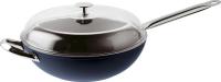 Сковорода ВОК Sambonet Midnight Blue 51075-82