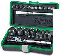 Набор отвертка с битами и головками Toptul GADW2701 (27 предметов)