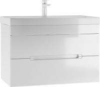 Домино Тумба под умывальник Maria 80 Malta подвесной с двумя ящиками В2