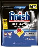 Капсулы для посудомоечной машины Finish Powerball Ultimate All In 1 Лимон (50 шт)