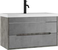 Домино Тумба под умывальник Bazis 90 Loft В2 (бетон)