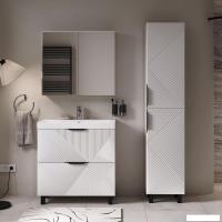 Volna Тумба с умывальником Geometry 80.2Y 9696 + Lake 80 (белый)