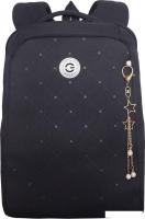 Школьный рюкзак Grizzly RG-666-3 (черный/золотой)