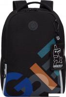 Школьный рюкзак Grizzly RB-651-9 (черный/разноцветный)