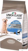 Сухой корм для собак Unica Natura Classe для всех пород защита и легкость с лососем 10 кг