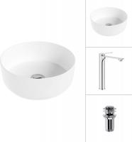 Умывальник Lauter 21499-31 + Rio 21AM12672 с донным клапаном 21190CH (хром)