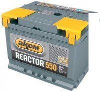 Автомобильный аккумулятор AKOM Реактор 6СТ-55 Евро (55 А·ч)