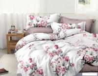 1.5-спальный комплект постельного белья Luxsonia Букет изыска Поплин 1.5сп 70x70 Ви27-342/220 (на ре