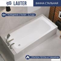 Ванна Lauter Tova 170 21S17022 + сифон 21Y11022