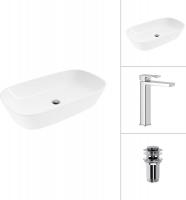 Умывальник Lauter 21393-70 + Cascade 21СК0655C + донный клапан 21190CH (хром)
