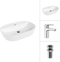 Умывальник Lauter 21460-60 + Awe 21CK128C с донным клапаном 21190CH (хром)