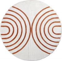 Ковер для жилой комнаты Pixel Rabbit Carving PX4005-DAIRE-CREAM-TERRA (1.2x1.2)