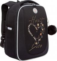 Школьный рюкзак Grizzly RAf-592-3 (черный)