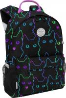 Детский рюкзак Grizzly Котики RK-678-1 (черный)