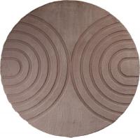 Ковер для жилой комнаты Pixel Rabbit Carving PX4005-DAIRE-BROWN-BROWN (1.6x1.6)