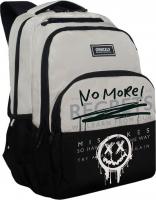 Школьный рюкзак Grizzly RU-630-3 (черный/бежевый)