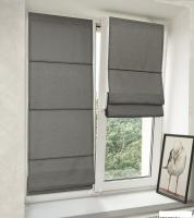 Римская штора Delfa Мини Chicago СШД-01М 175/567 (81x155, графит)