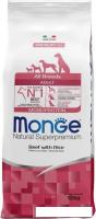 Сухой корм для собак Monge All Breeds Adult Monoprotein говядина с рисом 12 кг