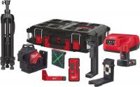 Лазерный нивелир Milwaukee M12 3PLKIT-401P 4933478960 (с 1-им АКБ, кейс)
