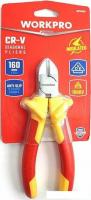 Кусачки боковые (бокорезы) Workpro VDE 150мм WP342014
