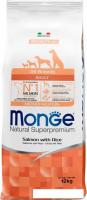 Сухой корм для собак Monge Speciality Line Monoprotein Adult с лососем и рисом 12 кг