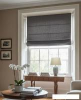 Римская штора Delfa Макси Chicago СШД-02М 175/567 (140x155, графит)