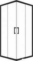 Душевой уголок Triton Фикс-Блэк 100x100 (без поддона)