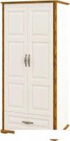 Шкаф распашной Elva Лазаро NEM03HP-2D1S-940/630/2000 (26) (крем/дуб кантри)