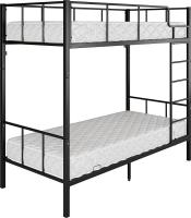 Двухъярусная кровать Князев Мебель Турнео 1 ТУ1.90.200.Ч (черный муар)