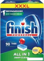Таблетки для посудомоечной машины Finish All in 1 Deep Clean Лимон (90 шт)