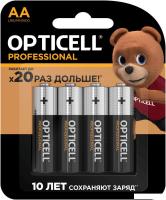 Батарейка Opticell Professional AA (4 шт)