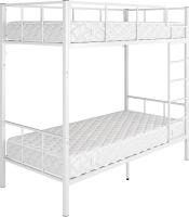 Двухъярусная кровать Князев Мебель Турнео 1 ТУ1.90.200.Б (белый муар)