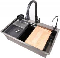 Кухонная мойка Saniteco LD0195 (75х45)
