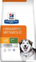 Сухой корм для собак Hill's PD c/d Urinary + Metabolic 1.5 кг