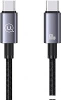 Кабель Usams US-SJ678 USB Type-C - USB Type-C (0.25 м, черный)