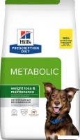 Сухой корм для собак Hill's Prescription Diet Metabolic коррекция веса курица 12 кг