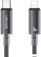 Кабель Usams US-SJ659 USB Type-С - Lightning (1.2 м, черный)